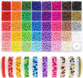 4mm Seed Beads for Jewelry Making, Funtopia 39 Colors Small Beads for Bracelets by Funtopia