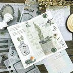 Vintage Washi Stickers for Journaling, 40 Sheets Ephemera Sticker Book for - Image 5