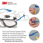 3M Safety Glasses, Virtua CCS, ANSI Z87, Corded Ear Plug Control System - Image 5