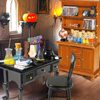 Rileryan 54 Pcs 1:12 Scale Magic Witchy House Kit Halloween Miniatures - Image 5