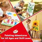 Simetufy 32 Pack 12x16 inch Large Flat Canvas Boards - Image 6