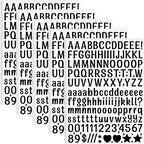Letter Stickers 0.5 inch, Self-Adhesive Vinyl Waterproof ABC Letter Stickers by Unknown