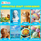 ARTPAR Air Dry Clay Glaze - 100ml Air Dry Clay Varnish - Image 7