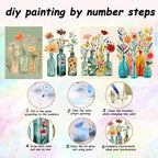 AREOPNMG 4 Pack Paint by Numbers Kit - Image 7