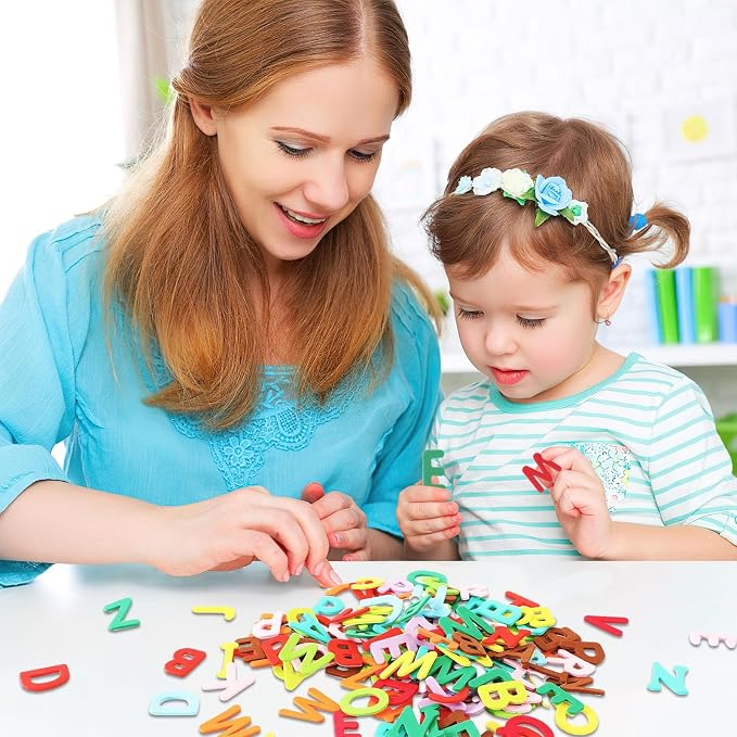 600Pcs Foam Letters Stickers Self Adhesive A-Z Alphabet Stickers | Colorful - Image 6