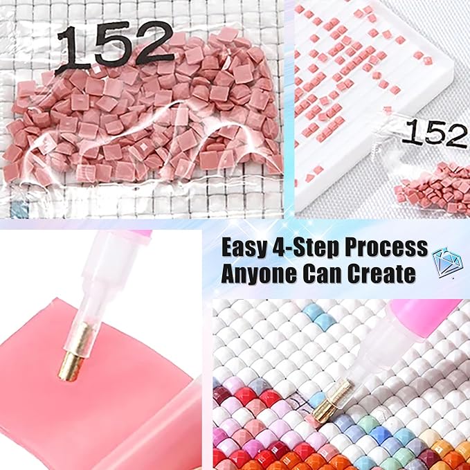 Ausanrl Bookshop Square Diamond Painting Kits - Image 9