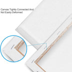 ESRICH 40Pack Stretched Canvas for Painting 8x10, Blank White Canvases for - Image 2