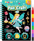 FUNNYB&G Foil Art Craft Kit for Girls 4-10 Years Old: Mess-Free & No-Glue by FUNNYBG