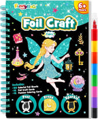 FUNNYB&G Foil Art Craft Kit for Girls 4-10 Years Old: Mess-Free & No-Glue by FUNNYBG