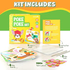 jackinthebox Poke Poke Art – Pets Theme, Mess-Free Fabric Art and Craft - Image 3