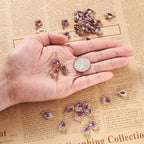 FASHEWELRY 50Pcs Faceted Transparent Glass Teardrop Pendants Crystal Glass - Image 2