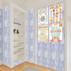 Inkspire Beach Wood Bulletin Board Paper Roll, 14.8FTx47IN Large Reusable - Image 7