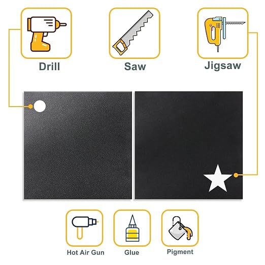 Plastic Sheet 8" x 12" x 0.125", Abs Plastic Sheets 2 Pack - Image 7