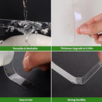 2 Pack Nano Double Sided Tape Duty Mounting Tape Sticky Walls, Double Sided - Image 7