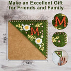 MOTEERLLU Personalized Hand Embroidered Corner Bookmark - Image 6