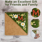 MOTEERLLU Personalized Hand Embroidered Corner Bookmark - Image 7