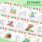 SOCOLER Paint with Water Coloring Books - Image 2