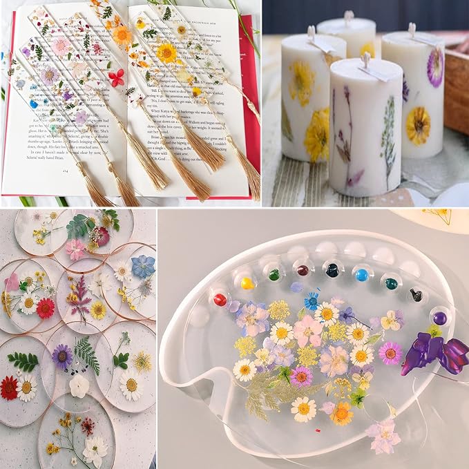 191PCS Real Nature Dried Pressed Flowers - Image 7