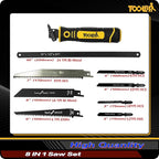 8-In-1 Multi Blades Hand Saw, Drywall Cutter. Hacksaw. Long Blade Hand Saw - Image 4