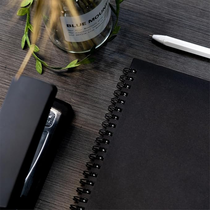 DSTELIN Blank Spiral Notebook, Soft Cover, Sketch book, 100 Pages / 50 Sheets - Image 5