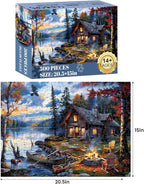 Puzzles for Adults 500 Pieces Coutryside Jigsaw Puzzle for Adults Autumn - Image 2
