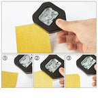 QIQQIKIN Corner Hole Punch 4mm Circle Cutter Punch +R5mm+R10mm 3-Way Corner - Image 4