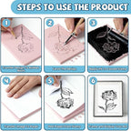 12Pcs 4x6 Inch Linoleum Blocks for Printmaking, Stamp Carving & DIY Linocut | - Image 4