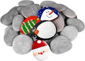 River Rocks for Painting 35 Pcs Large 3.5-5 Inch Flat Smooth Painting Stones by dojobkinb