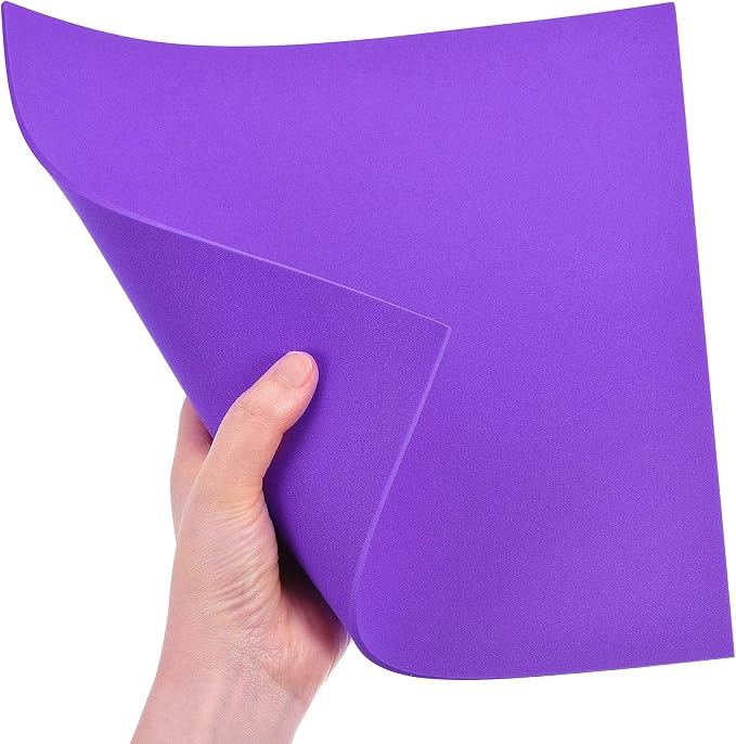 uxcell Purple EVA Foam Sheets 10 x 10 Inch 3mm Thickness - Image 5