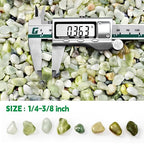 5 lb Jade Pebbles for Indoor Plants, 3/8 Inch Polished Decorative Pebbles for - Image 2