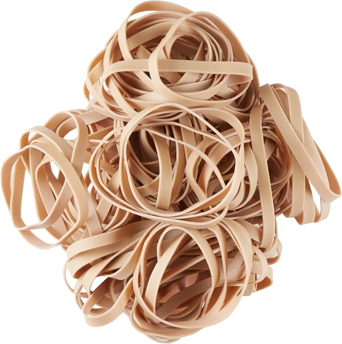 Amazon Basics Rubber Bands, Office Supplies, Size 64, 320 Bands/1 lb Pack - Image 4