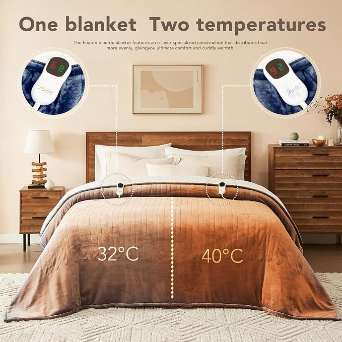 Homemate Electric Heated Blanket Queen - Image 6