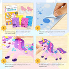 VKPI 4 Pieces EVA Foam Art Crafts Gift Kit, Make Create Your Own Unicorns - Image 2