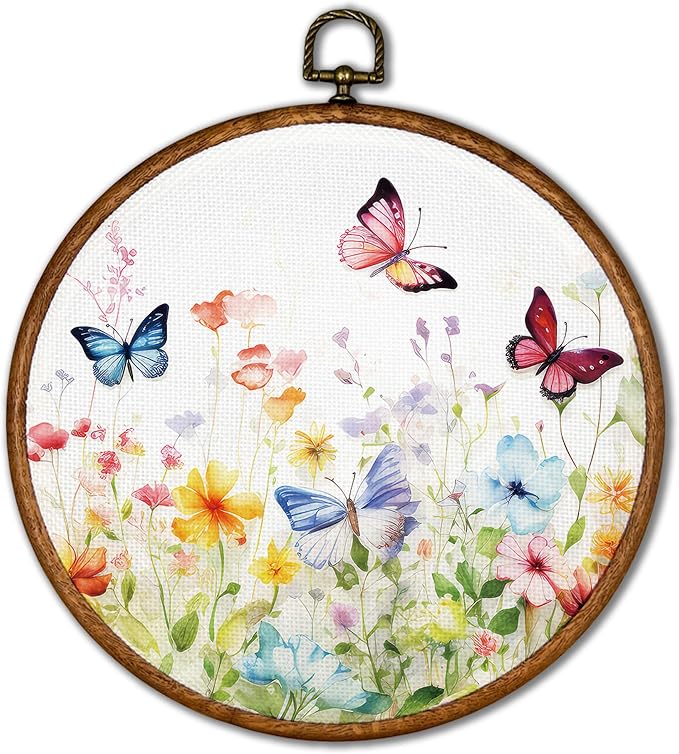 KSDUT Spring Floral Botanical Wall Decor Art by KSDUT