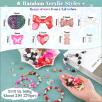 210-270PCS TINKRSTUFF Assorted Acrylic Beads - Image 2