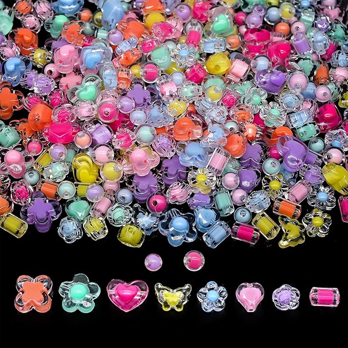 200g+ Candy Bulk Assorted Cute Kandi Beads by YuSheng
