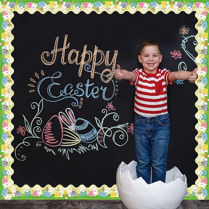 69 Feet Easter Bunny Egg Bulletin Board Borders - Image 8