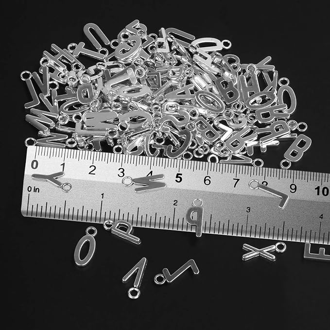 SANNIX 156Pcs/6 Sets Alphabet ABC Letter Charms Capital A-Z Charms DIY Bracelet - Image 2