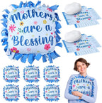 Chunful 6 Sets Christmas Fleece Tied Pillow Craft Kits Mothers are a Blessing by Chunful