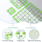 Quilting Rulers, 5 Square Quilting Templates - Image 4
