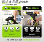 Surebonder Cordless Hot Glue Gun, High Temperature, Full Size, Leather & Other - Image 2