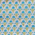E-Tailor® Hand-Block Printed Pre-Cut Cotton Fabric Ideal - Image 2