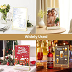Acrylic Sign Holder 8.5X11 Gold Frames Double-Sided Gold Picture Frames - Image 6