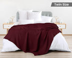Utopia Bedding 100% Cotton Waffle Weave Blanket Twin Size - Image 2