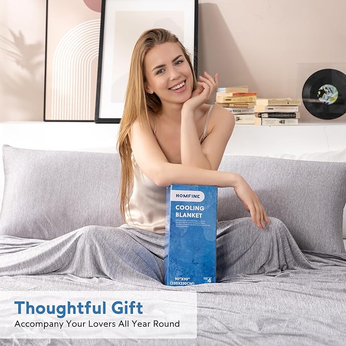 HOMFINE Cooling Blankets for Hot Sleepers - Image 6