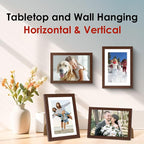 FIXSMITH 5x7 Picture Frame Set of 2, Photo Frame - Image 6