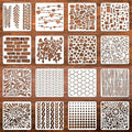 Stencils for Painting, Plastic Reusable Drawing Templates for Crafts Wall by Felixcraft-DIYDreamscape