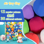 EDIFON Air Dry Clay, 48 Colors Modeling Clay - Image 2