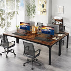 Tribesigns 78.7 Inches Extra Long Computer Desk 2 Person Desk, Double Long Desk - Image 8