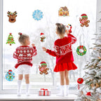 Renbuzhu 36PCS Christmas Crafts Bulk: Xmas Paper Suncatchers DIY Kit - Image 3